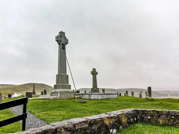 Kilmuir, Шотландія - 2019 25 жовтня: Kilmuir кладовищі на острів Скай — стокове фото