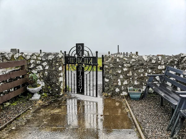 KILMUIR, SCOTLAND - 25 ОКТЯБРЯ 2019: Кладбище Килмура на острове Скай — стоковое фото