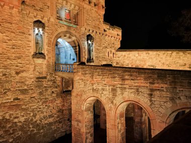 Edinburgh castle tarihi kırmızı aslan yaygın tepe - latin Nemo tercümesi ile gece bana impune lacessit: kimse bana cezasız zarar verebilir