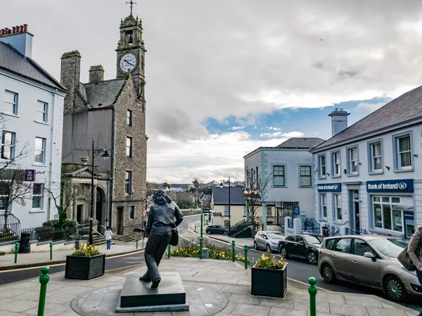 Ballyshannon, Ierland-februari 20 2019: Ballyshannon is gelegen aan de zuidkant van de County Donegal en geboorteplaats van Rory Gallagher — Stockfoto