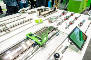 Hannover, Almanya - 02 Nisan 2019: Ibg Hannover Messe adlı yeni kendi yenilikleri sunuyor