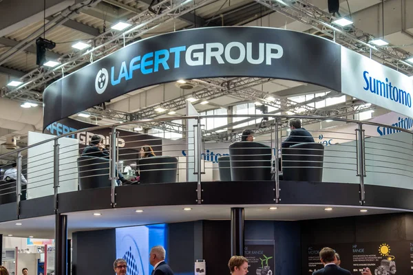 HANNOVER, GERMANIA - 02 APRILE 2019: Lafert presenta nuove innovazioni alla Fiera di Hannover — Foto Stock
