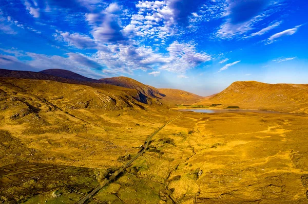 De zuidelijke ingang naar het Glenveagh National Park is een echt verborgen juweeltje-County Donegal, Ierland — Stockfoto