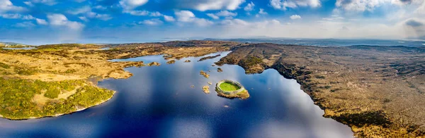 Portnoo-County Donegal-Ireland对Doon Fort的空中俯瞰 — 图库照片
