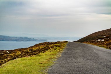 County Donegal Horn Head tek parça yol, İrlanda