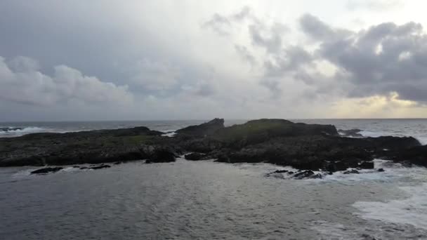 Vue aérienne du littoral de Dawros dans le comté de Donegal - Irlande.