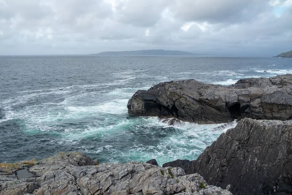 De kustlijn van Dawros in county Donegal - Ierland. — Stockfoto