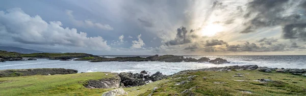 Wybrzeże w Dawros w hrabstwie Donegal - Irlandia. — Zdjęcie stockowe