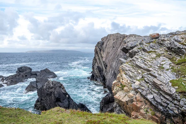 La costa di Dawros nella contea di Donegal - Irlanda. — Foto Stock