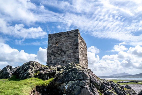 Carrickabraghy Castle - Isle of Doagh, Inishowen, County Donegal - Ιρλανδία — Φωτογραφία Αρχείου