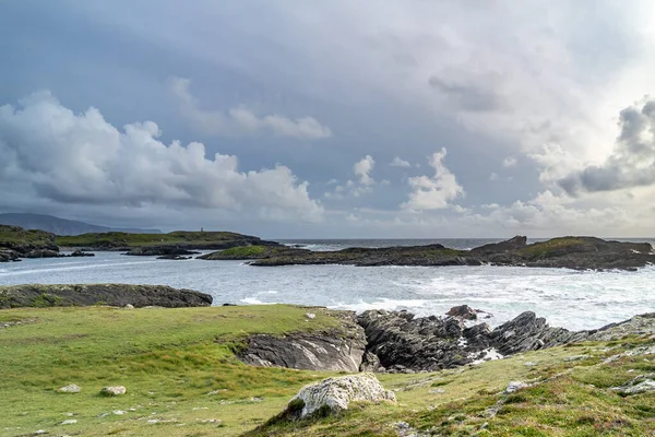 O litoral em Dawros, no Condado de Donegal - Irlanda. — Fotografia de Stock