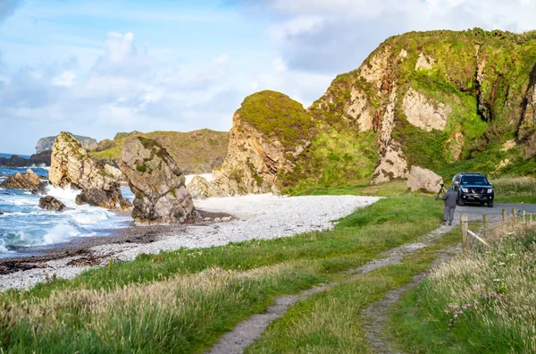 Maling Kuyusu 'nun güzel kıyısı, Inishowen - County Donegal, İrlanda — Stok fotoğraf