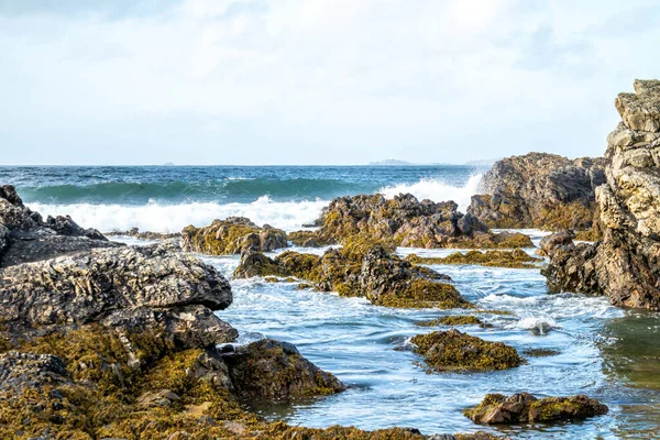 A bela costa em Maling Well, Inishowen - County Donegal, Irlanda — Fotografia de Stock