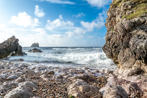 A gyönyörű tengerpart Maling Well, Inishowen - County Donegal, Írország — Stock Fotó