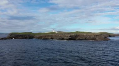St. Johns Point, County Donegal, İrlanda 'daki güzel sahil manzarası.