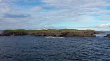 St. Johns Point, County Donegal, İrlanda 'daki güzel sahil manzarası.