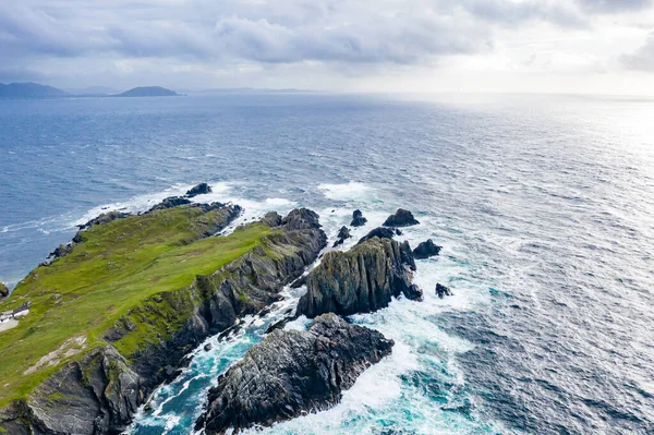 Luftaufnahme der Küste von Malin Head in Irland — Stockfoto