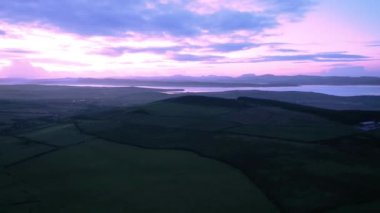 Donegal County 'de günbatımı - İrlanda