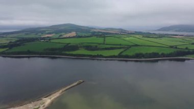 Aerial of Inch ve Wildbird Reserve Reserve Walk 'un bazı kısımları
