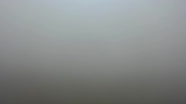 Flying through dense fog at Glengad mountain at Malin in County Donegal - Ireland — Stock Footage Flying through dense fog at Glengad mountain at Malin in County Donegal - Ireland Video Clip