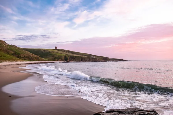 Beautiful sunset on Maghery beach in Co. Donegal — Stock Photo, Image