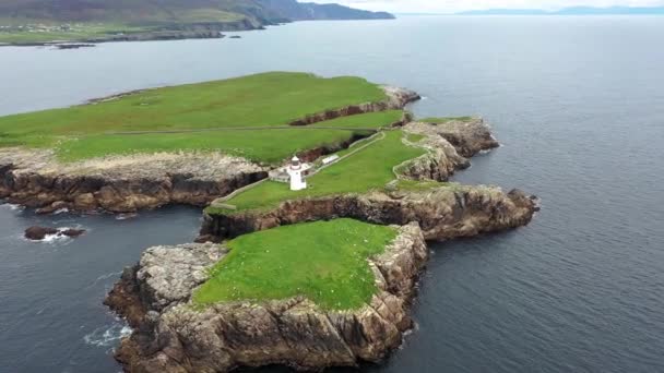 Дивовижне узбережжя Гленкомбкілле Донегал (Ірландія) — стокове відео
