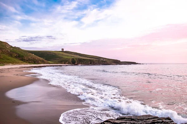 Beautiful sunset on Maghery beach in Co. Donegal — Stock Photo, Image