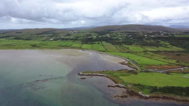 Baia di Gweebarra di Lettermacaward nella contea di Donegal - Irlanda — Video Stock