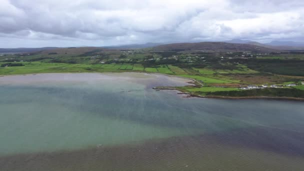 Gweebarra bay by Lettermacaward in County Donegal - Ireland — Stock video