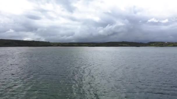 Gweebarra bay by Lettermacaward in County Donegal - Ireland — Stock video