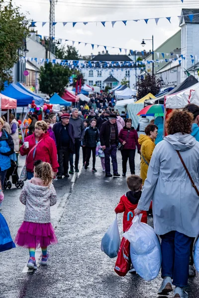 GLENTIES, COUNTY DONEGAL, IRELAND - 13 Eylül 2025: The Hasat Fuarı, Anayol 'da düzenlenen ücretsiz yıllık etkinliktir..