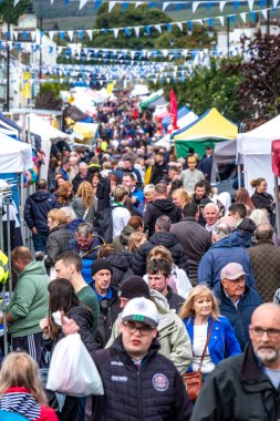 GLENTIES, COUNTY DONEGAL, IRELAND - 13 Eylül 2025: The Hasat Fuarı, Anayol 'da düzenlenen ücretsiz yıllık etkinliktir..