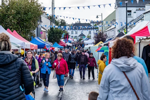 GLENTIES, COUNTY DONEGAL, IRELAND - 13 Eylül 2025: The Hasat Fuarı, Anayol 'da düzenlenen ücretsiz yıllık etkinliktir..
