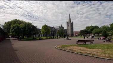 DUBLIN, IRELAND - 16 Temmuz 2025: St. Patrick 1213 'te Katedral statüsüne yükseltildi.