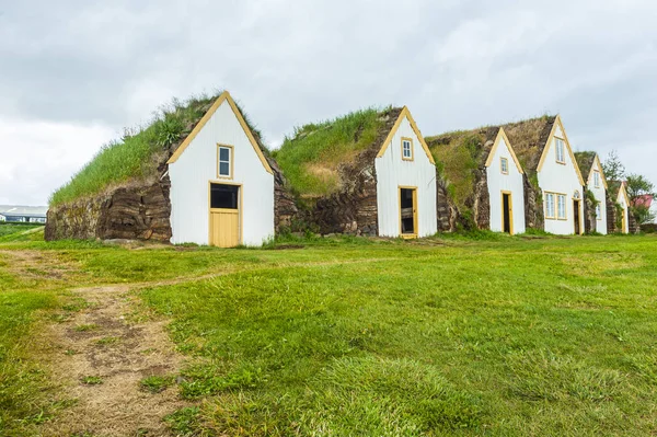 Traditional Turf Houses Glaumbaer Iceland — Stock Photo, Image