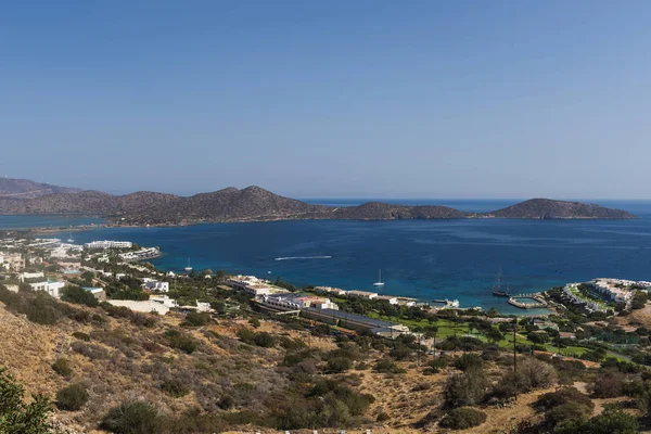 Vista en la bahía de Mirabello — Foto de Stock