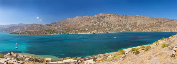 Vista en la bahía de Mirabello — Foto de Stock