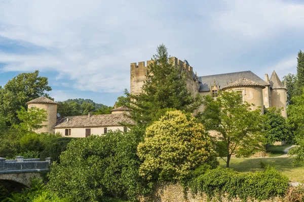 Zamek w Allemagne en Provence — Zdjęcie stockowe