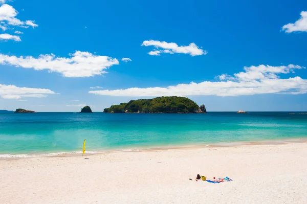 Hahei Beach na Península de Coromandel na Nova Zelândia — Fotografia de Stock