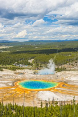 Grand Prizmatik bahar Yellowstone