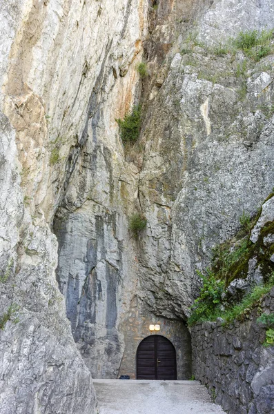 Entré Till Aggteleks Nationalpark Välkända Naturliga Grottor Norra Ungern — Stockfoto