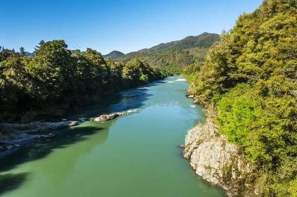 Schöne Kurven Des Buller River Neuseeland — Stockfoto