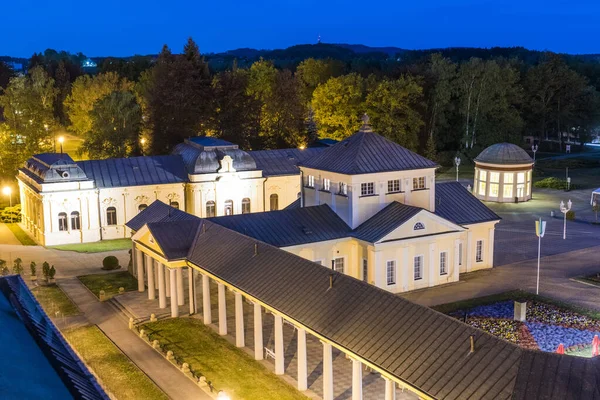 Františkův Pavilon Němž Sídlí Minerální Pramen František Další Lázeňské Kolonádní — Stock fotografie