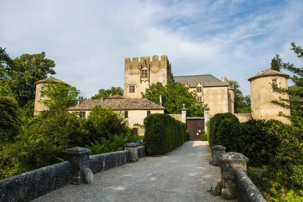 Середньовічний Замок Франції Allemagne Provence — стокове фото