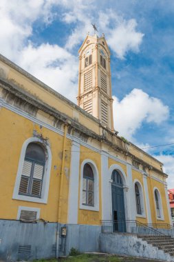 Katedral Saint Pierre Saint Paul in Pointe-a-Pitre, Guadeloupe, Fransız Karayipleri