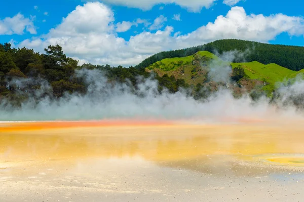 Palette Artiste Wai Tapu Geothermal Area Rotorua Nouvelle Zélande — Photo