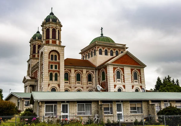 圣心罗马天主教教堂建于1906年 建筑风格为教会式 它位于新西兰坎特伯雷地区的Timaru — 图库照片