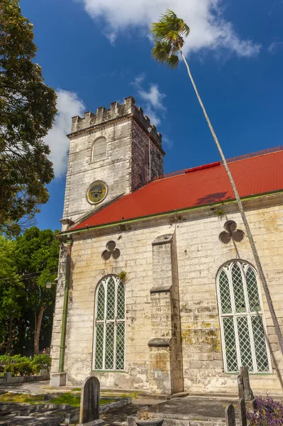 Anglikán Katedrális Templom Szent Mihály All Angels Található Bridgetown Barbados — Stock Fotó