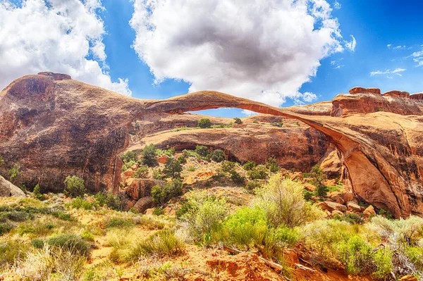 Paisagem Arco Parque Nacional Dos Arcos Utah Eua — Fotografia de Stock