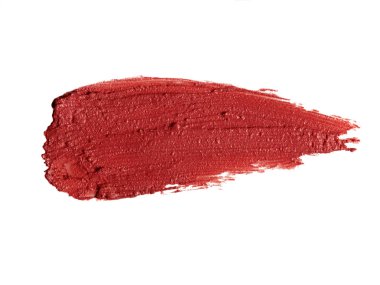 Ruj rengi örnek üzerinde beyaz izole